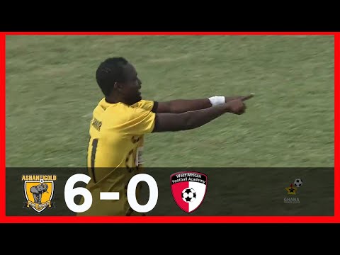 ASHANTIGOLD 6-0 WAFA | GHANA PREMIER LEAGUE GOALS AND HIGHLIGHTS