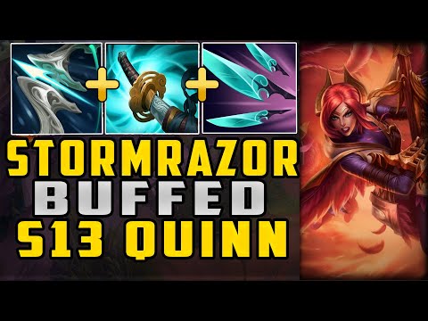TRY THIS STORMRAZOR BUILD TO CARRY WITH QUINN IN SEASON 13! (CRAZY PICKS) - League of Legends