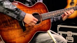Video thumbnail for Taylor K24e Grand Auditorium ES2 Acoustic Electric Guitar Shaded Edgeburst by Musician's Friend
