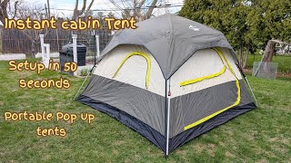 Purebox Portable Pop Up 4 Person Tent for Camping review 