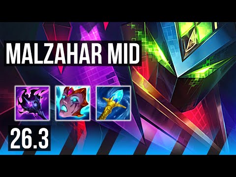 MALZAHAR vs MORDEKAISER (MID) | BR Grandmaster | 26.3