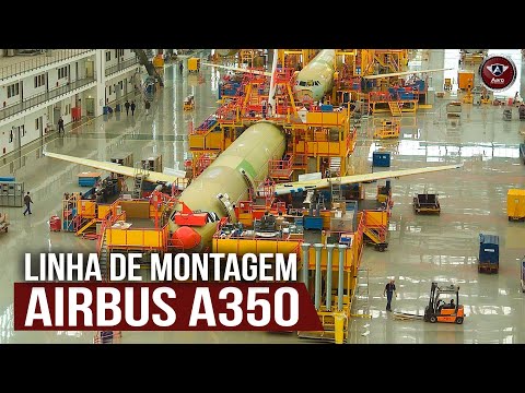 COMO é a FÁBRICA do AIRBUS A350 em TOLOUSE na França
