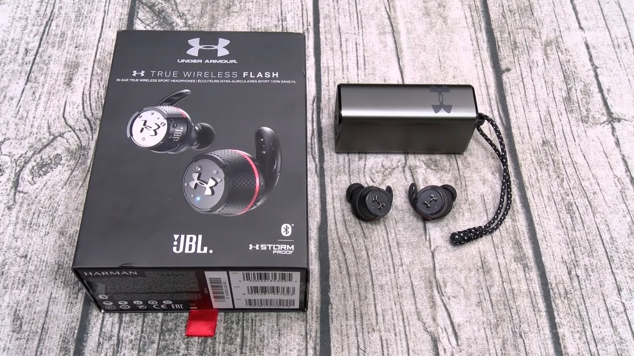 video Tai Nghe True Wireless JBL Under Armour Flash Chính Hãng 0
