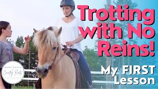 MY FIRST RIDING LESSON ON MY DREAM HORSE! | VLOG