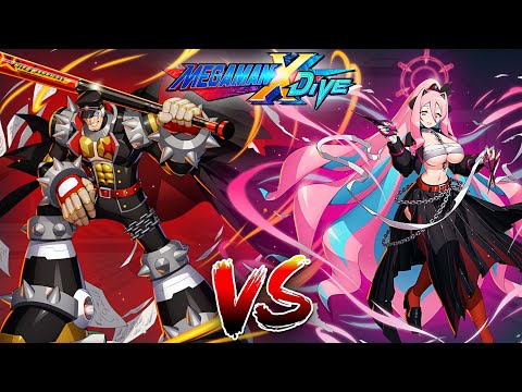 Gangsta Boy Sigma Vs Gangsta Girl Eratoeir - Mega Man X DiVE (Mobile Controls PvP)