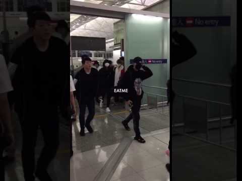 170515 BTS AT HONGKONG AIRPORT BACK TO KOREA