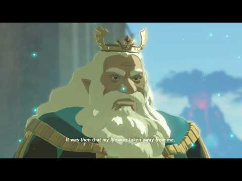 Zelda: Breath of The Wild: King Rhoam Bosphoramus Hyrule - Cutscene