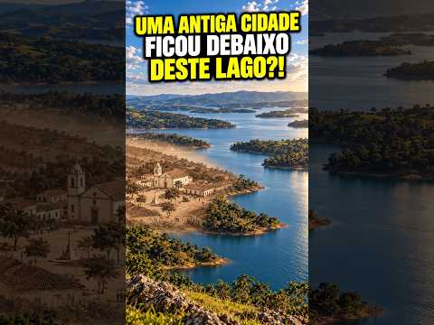 A antiga comunidade mineira que desapareceu sob o reservatório de Furnas