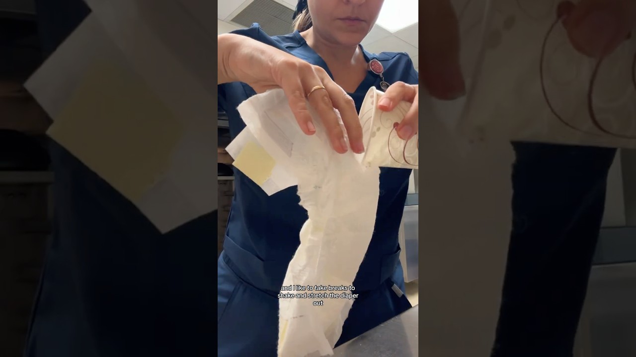 Ice diapers for postpartum patients! #postpartum #educational #birth #nurse #laboranddelivery