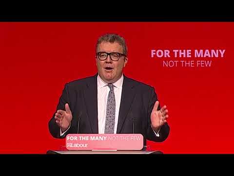 Tom Watson tried to start a round of the infamous 'Oh Jeremy Corbyn' chant