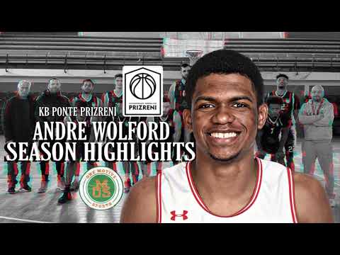 Andre Wolford 6'2" SG KB Ponte Prizreni Kosovo Superliga 2019-2020 Rookie Season Highlight Film