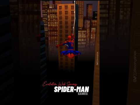 Spider-Man Web Swing Evolution Ps1 To Ps5 #Spiderman #Ps5