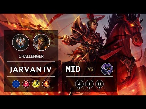Jarvan IV Mid vs Veigar - EUW Challenger Patch 10.2