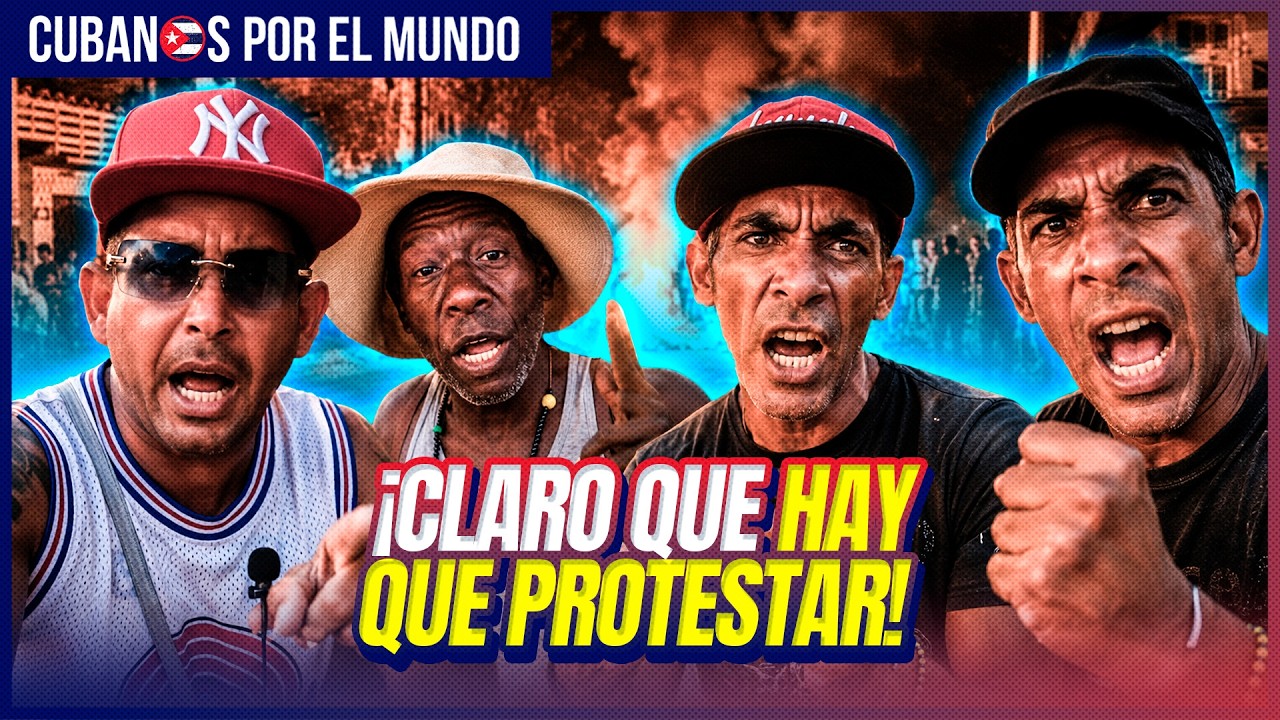 Cubanos en La Habana: 'La protesta es el camino a la libertad'