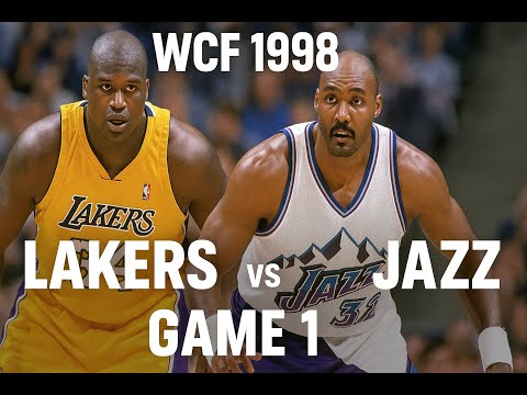NBA WCF 1998 Lakers vs. Jazz Game 1 Kobe Bryant Full game