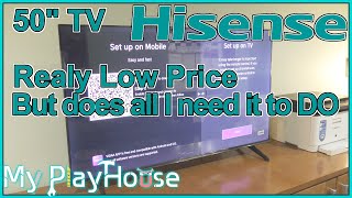 50" TV from Hisense - Good Price Good Features - 1501