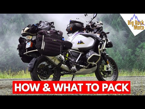 Motorcycle Touring? Here's what to take, and how to pack it.