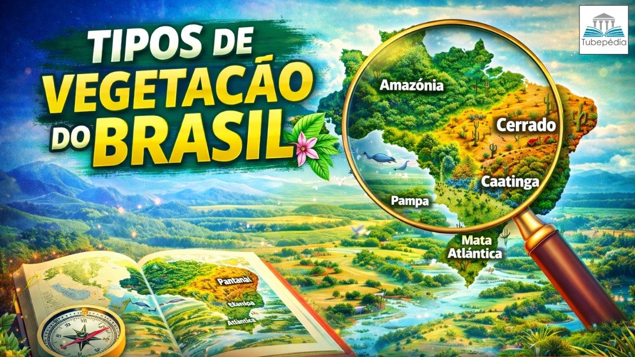 Quais são os TIPOS de VEGETAÇÃO do Brasil?