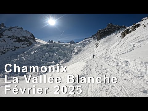 The White Valley Chamonix Mont-Blanc off-piste skiing mountain Aiguille du Midi Sea of ​​Ice