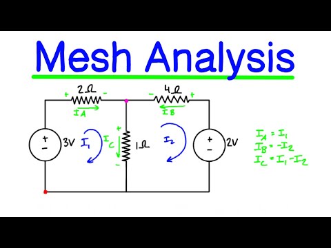 Mesh Analysis Example Problem #1