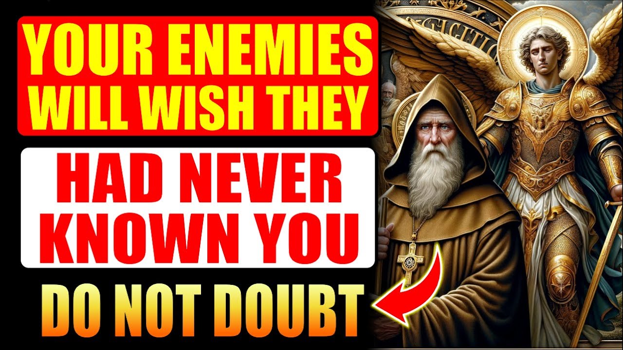 🛑VERY POWERFUL PRAYER OF SAINT MICHAEL AND SAINT BENEDICT AGAINST YOUR ENEMY, WITCHCRAFT AND ENVY!