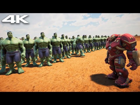 Hulkbuster vs 1000 Every Unit — Ultimate Epic Battle Simulator 2 — UEBS 2