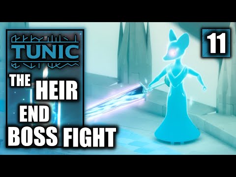Tunic - The Heir - End Boss Fight - No Commentary Gameplay Playthrough Part 11