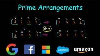 YouTube video 'Prime Arrangements | Leetcode #1175'