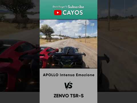 APOLLO Intensa Emozione VS ZENVO TSR S #shorts #forzahorizon5 #gaming #lamborghini