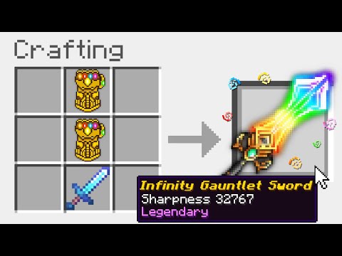xNestorio - Minecraft UHC but you can craft an 'INFINITY GAUNTLET Sword'..
