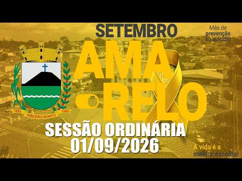 Sessão Ordinária - 01/09/2026 - Câmara Municipal de Ribeirão Bonito/SP