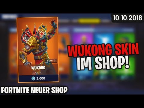 FORTNITE SHOP vom 10.10 - 😱 WUKONG SKIN! 🛒 Fortnite Daily Item Shop Heute (10 Oktober 2018) | Detu Video