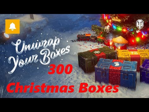 World of Tanks: Holiday Ops 2019| Opening 300 Christmas Boxes !!!! 4k 60fps