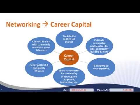 Building a Professional Network for Service and Career