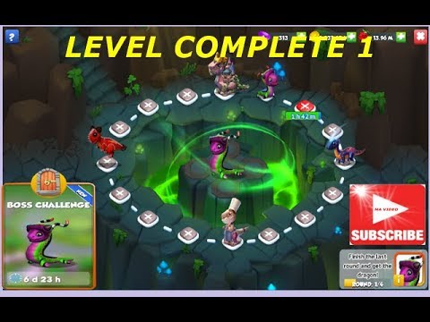 Boss challenge |  Caterpiller Dragon | Winter finale  level 1 Dragon mania legends
