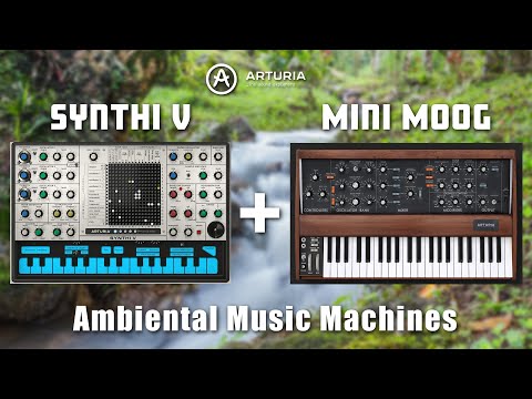 Arturia Synthi V + Mini Moog #arturia #moog #minimoog #synthiv