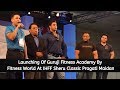 Launching Of Guruji Fitness Academy At IHFF Sheru Classic Pragati Maidan