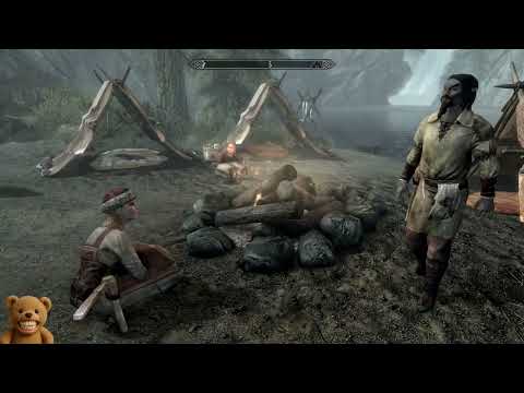 Warrior's journey through Skyrim (survival on) Ep. 5 Travelling to Kynesgrove then Windhelm