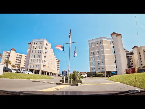 Driving Around North Topsail Beach, North Carolina