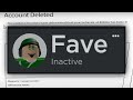 Why Fave can't get UNBANNED... (Roblox)