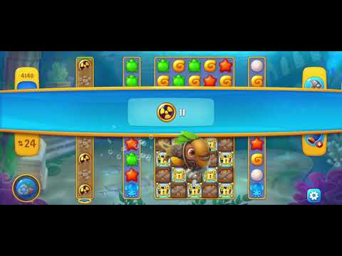 Fishdom Level 4148 OK. This is the RIGHT Way. Check Previous Video for the WRONG Way.