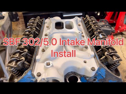 How to install an intake manifold on SBF Ford 302 or any old v8 for that matter (Summit dual plane)