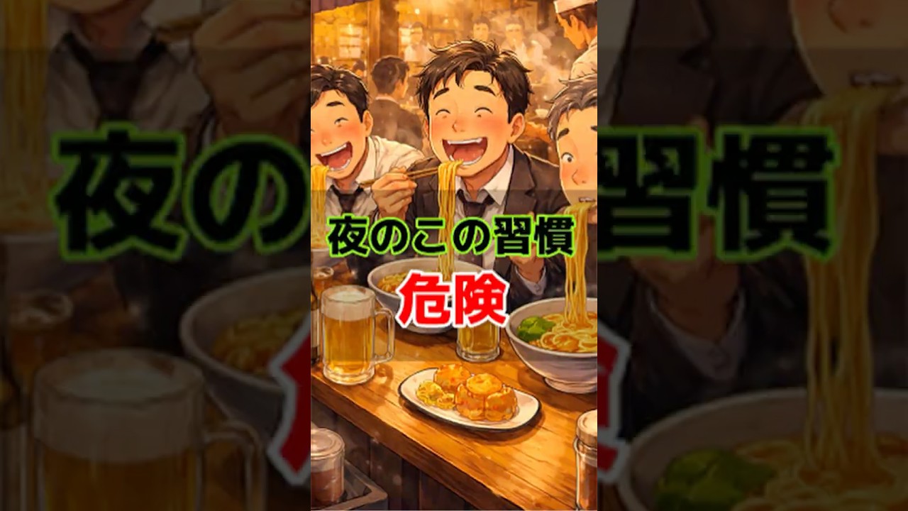 ビール＋唐揚げ＋ラーメン…膵臓は限界です　＃健康＃膵臓 #シニア健康