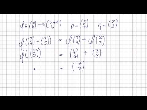 Mathematik für Informatik Studenten 81 - Vektoren : Lineare Abbildung