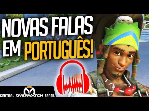OVERWATCH - NOVAS FALAS DO LÚCIO EM PORTUGUÊS! - Central Overwatch Brasil