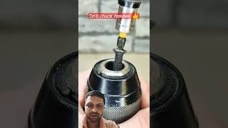 Drill chuck removal 👍