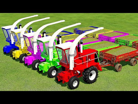 MAKE & TRANSPORT CHAFF WITH HESSTON MINI HARVESTERS!   Farming Simulator 22