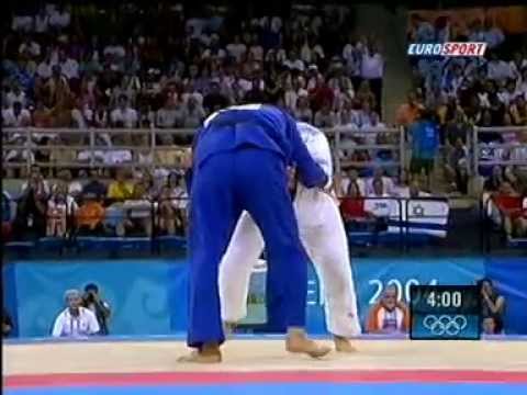 Judo Olympia Athen 2004 Ariel Zeevi vs Elco van Der Geest