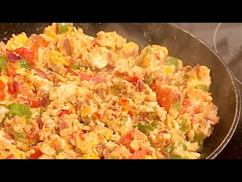 Huevos Picados Con Vegetales