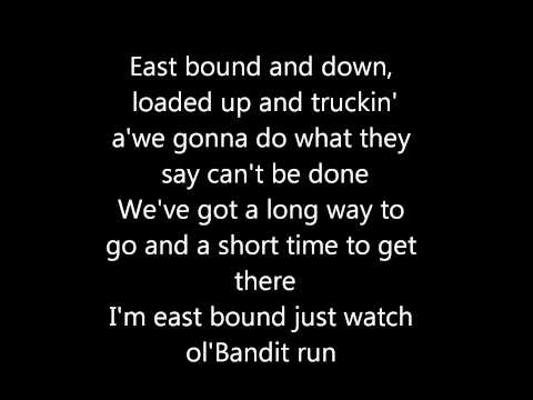 Jerry Reed- East Bound and Down (Lyrics)
